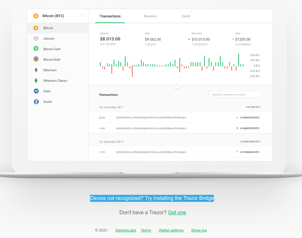 install trezor bridge