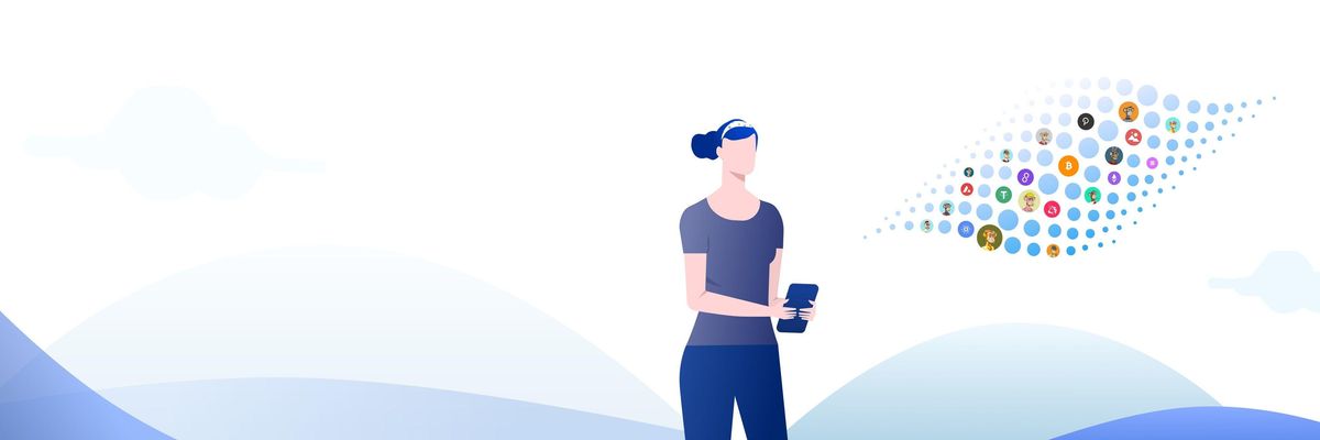 Women with mobile device trying to navigate the world of crypto, NFTs and Web3 securely and safely