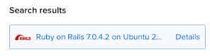 Image of Ruby on Rails version number