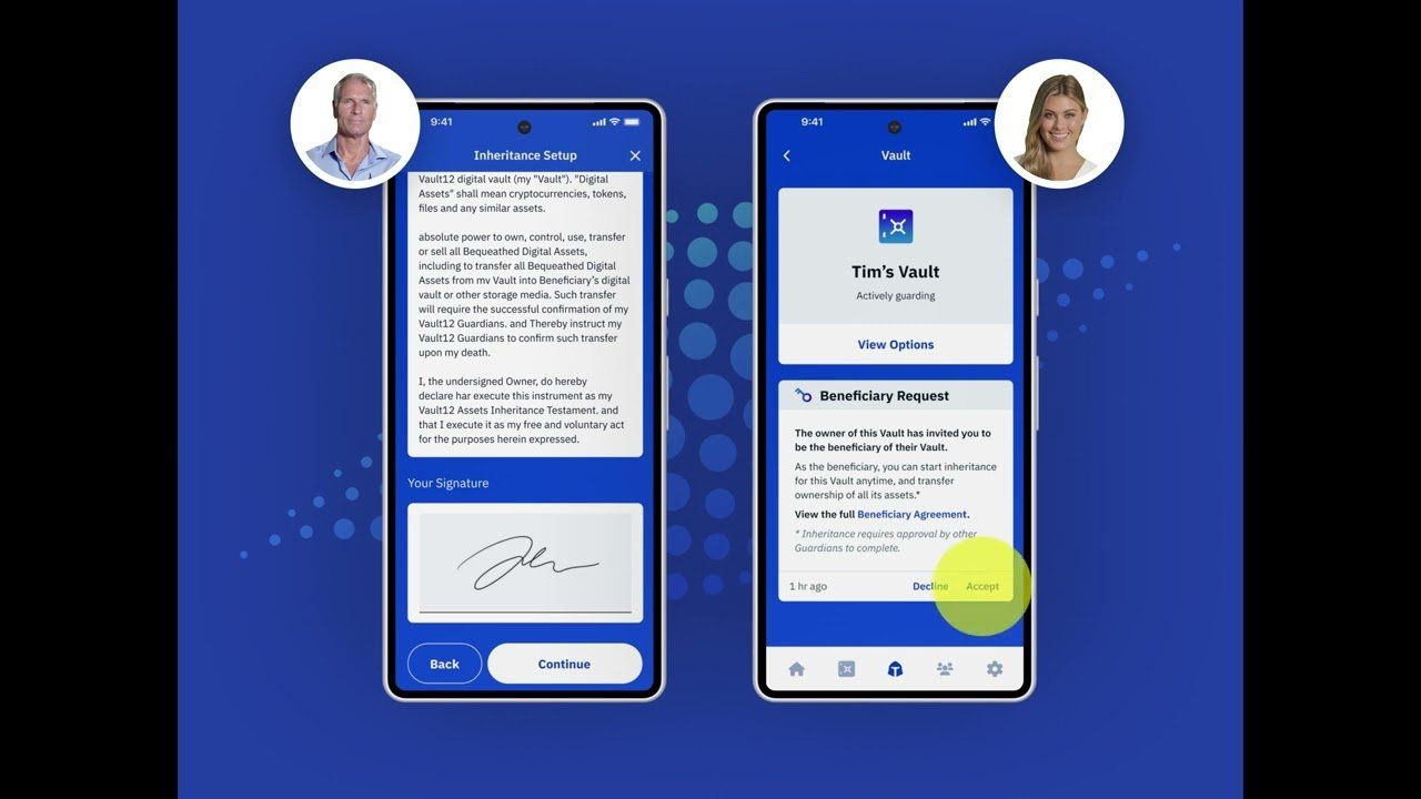 Ensure that your family can inherit your Digital Assets.