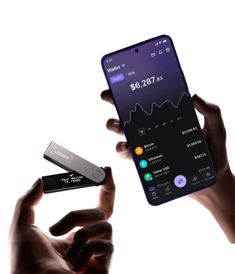 Ledger Nano X with Smartphone UX