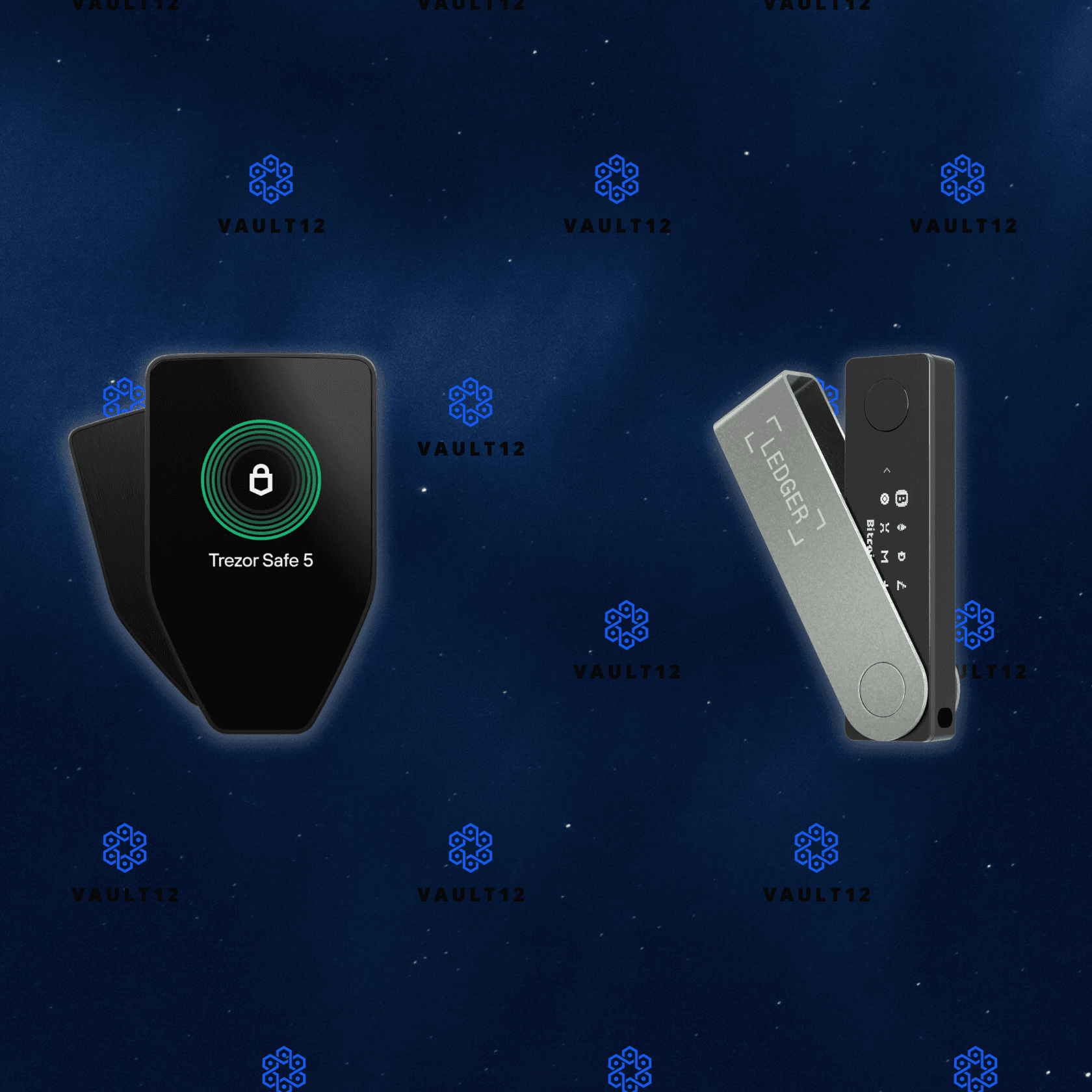 Comparison of Ledger Nano X and Trezor Safe 5