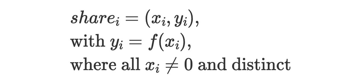 Shares generation formula
