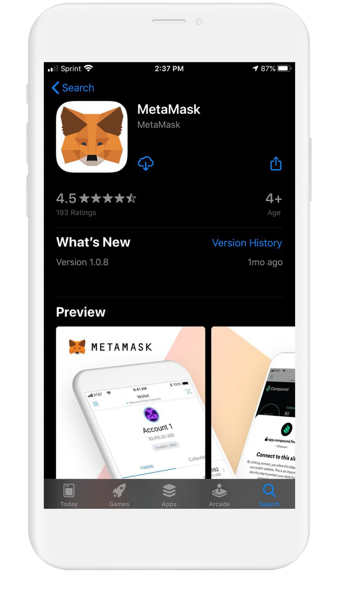 metamask wallet ios