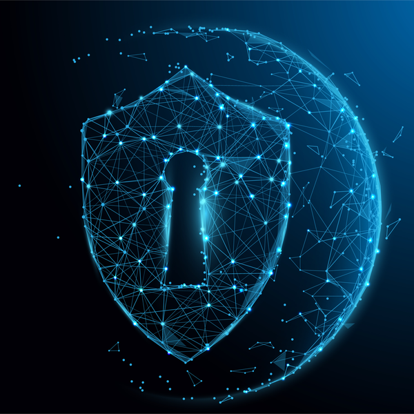 Digital lock reflecting the best possible crypto security