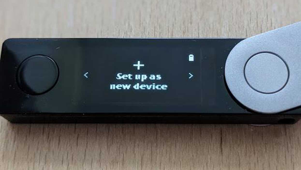 Ledger Nano X Set up new device
