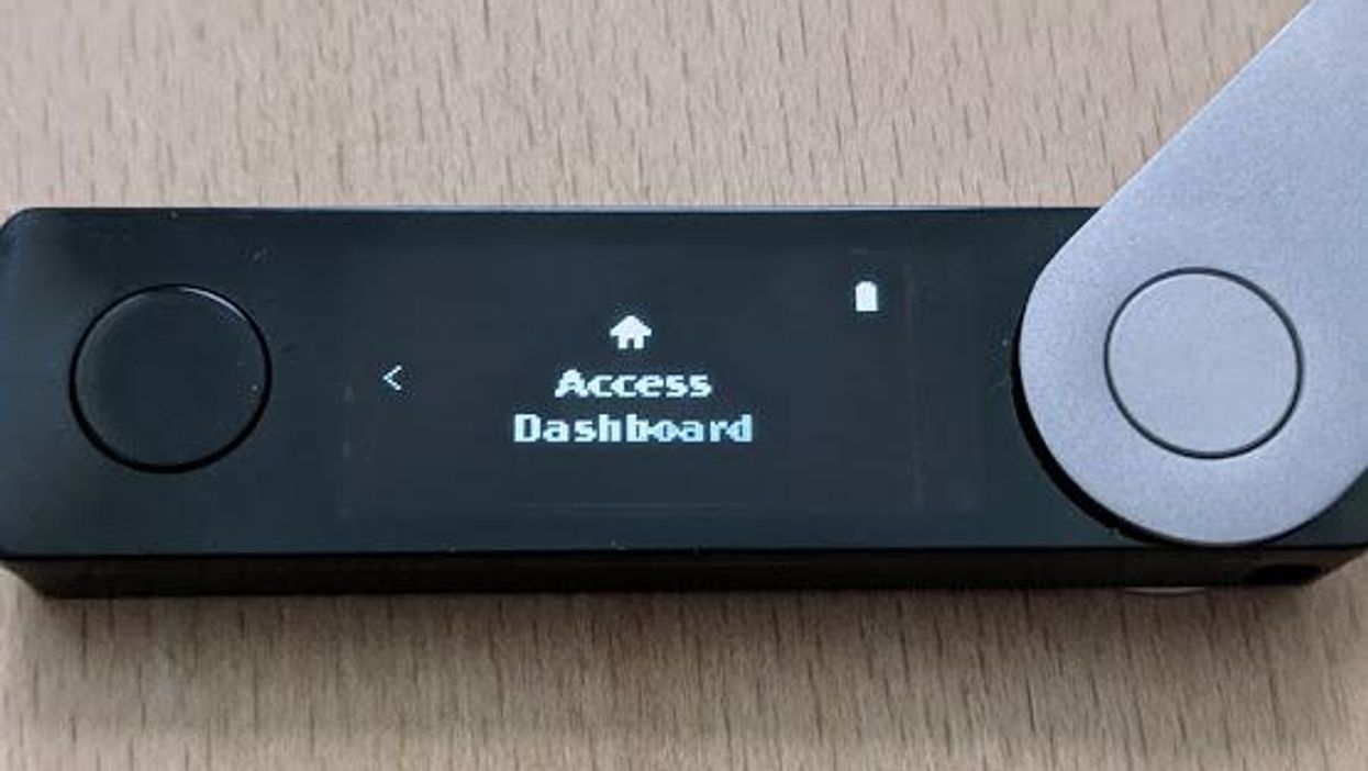 Ledger Nano X Access Dashboard