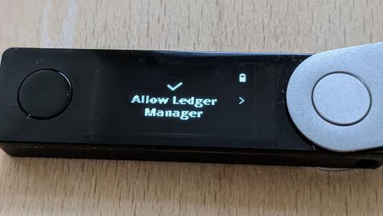 Ledger Live Allow Ledger Manager