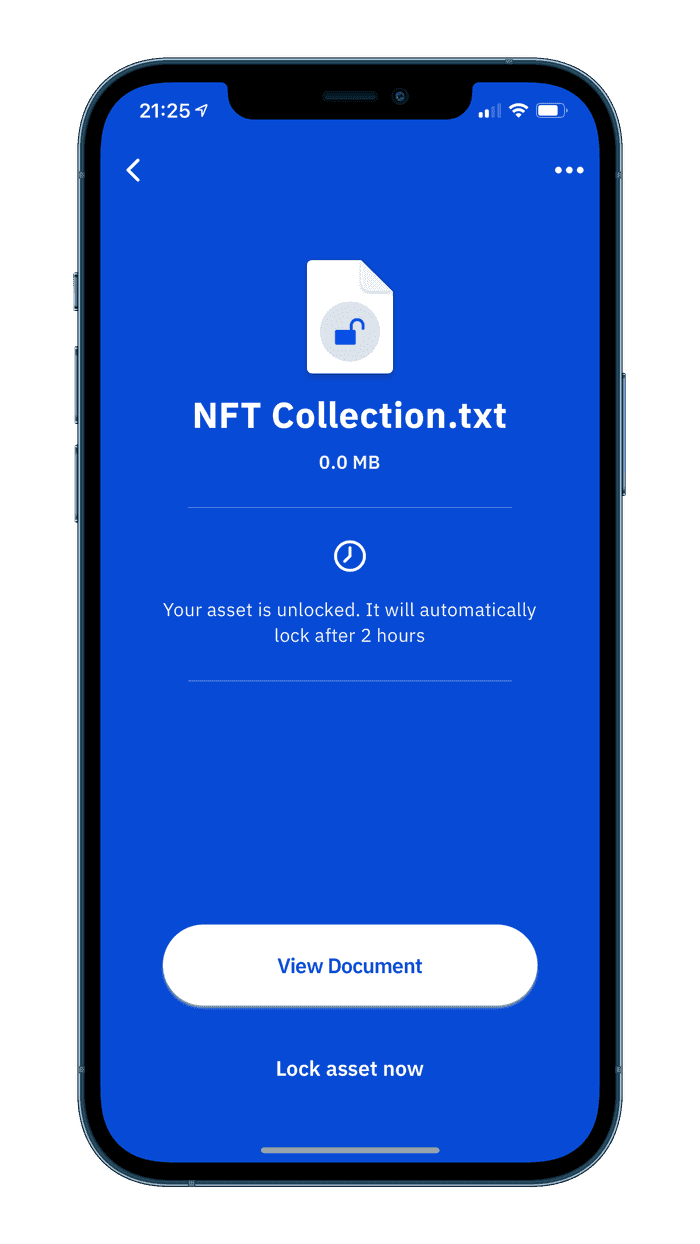 Vault12 app