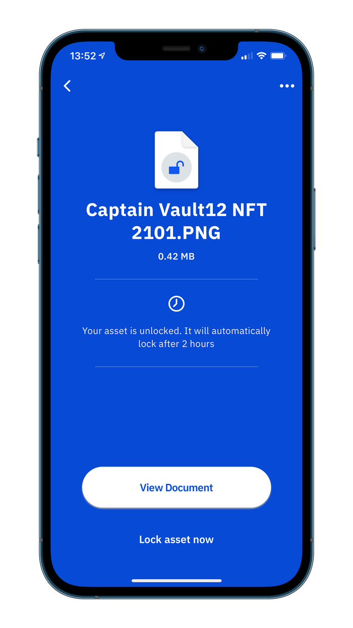 Vault12 app