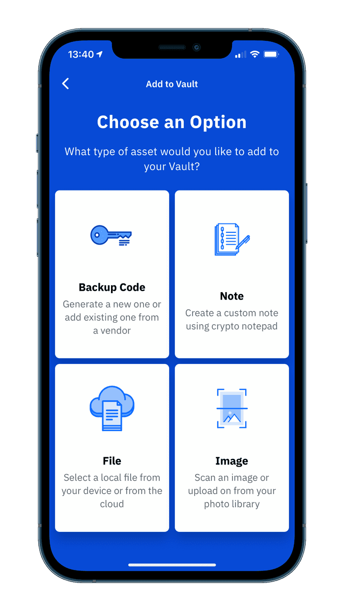 Vault12 app