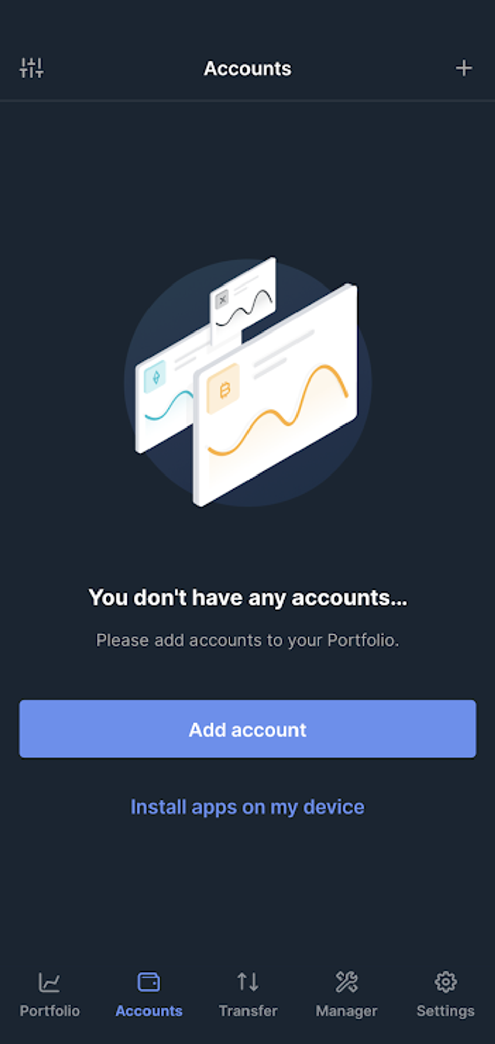 Ledger Live Add account