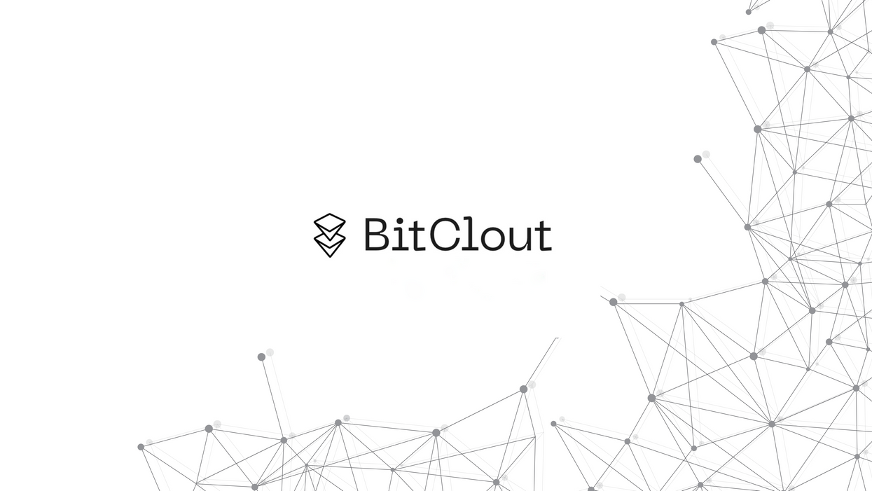 Точки соединяются в сеть Bitclout логотип