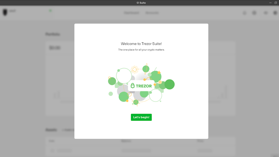 Welcome to Trezor Suite