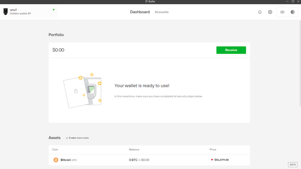 welcome to trezor suite