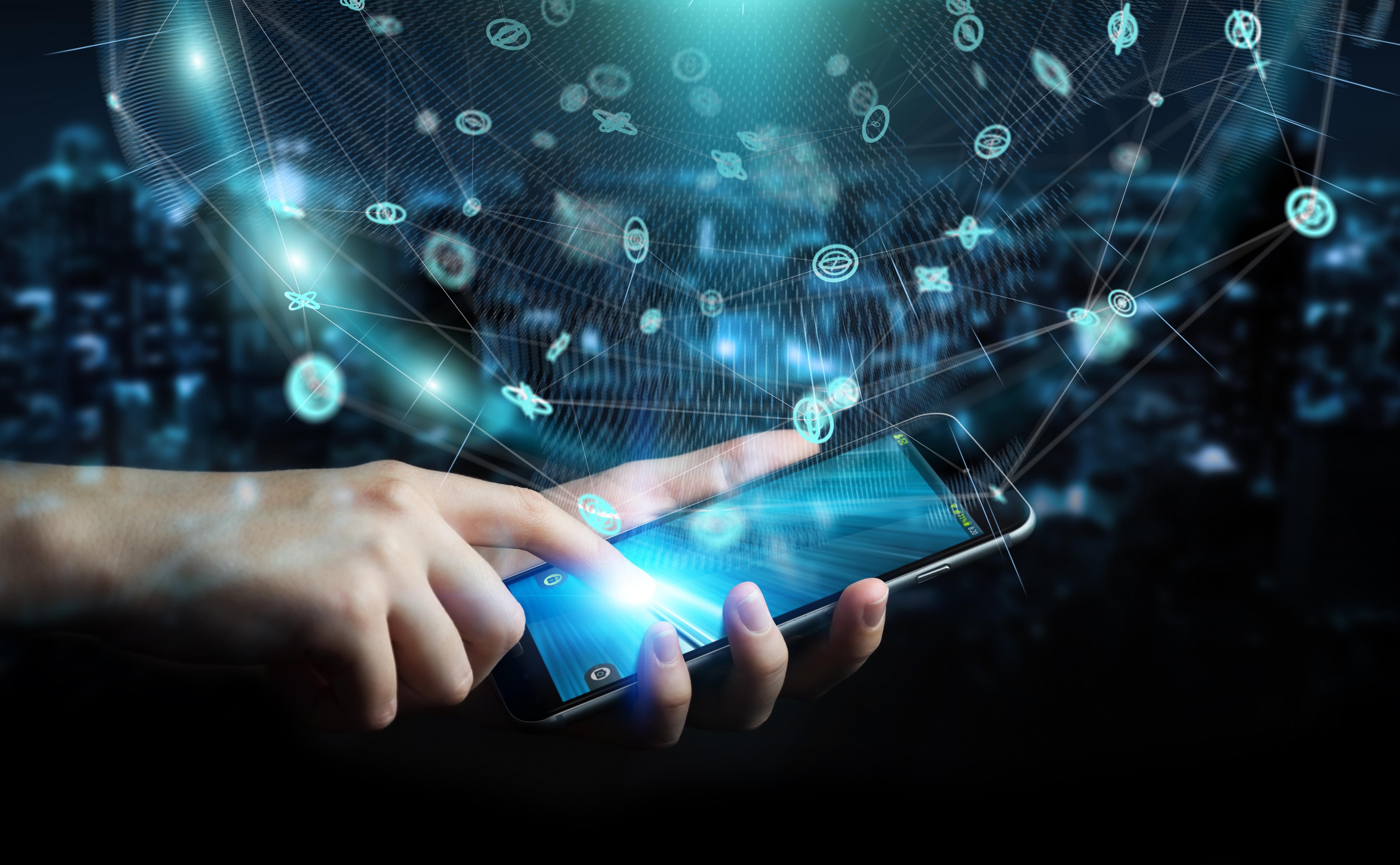 Hero photo of a phone with sensitive information