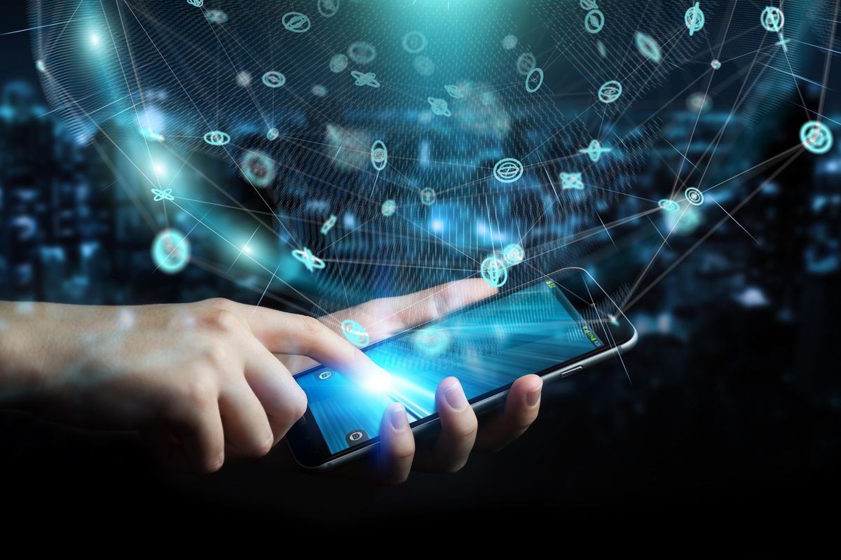 Hero photo of a phone with sensitive information