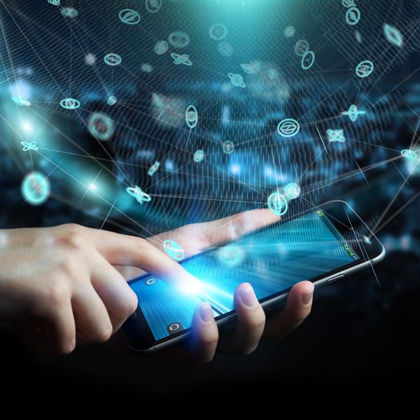 Hero photo of a phone with sensitive information