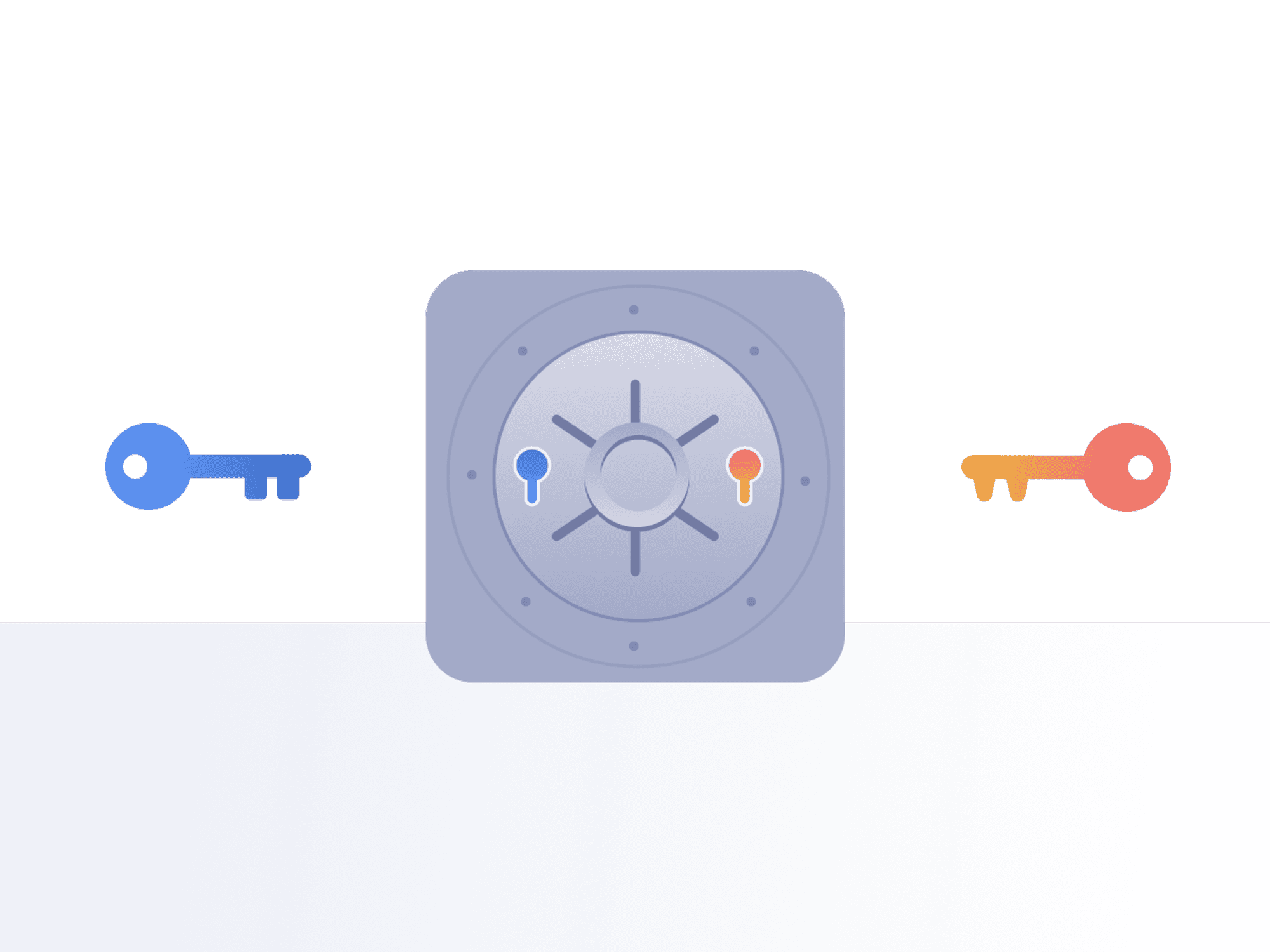 Illustration of multiple keys