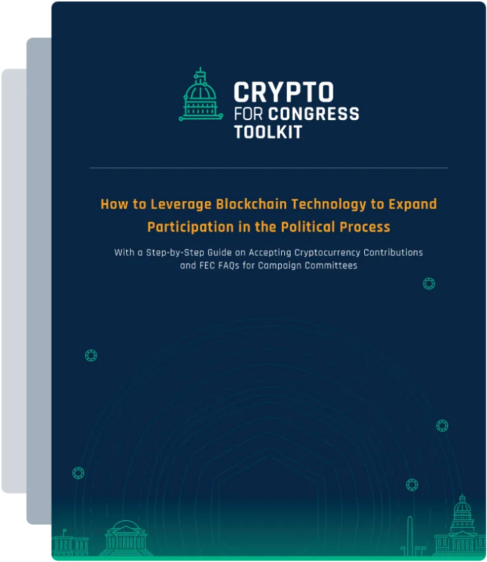 Cover page of Crypto for Congress Toolkit