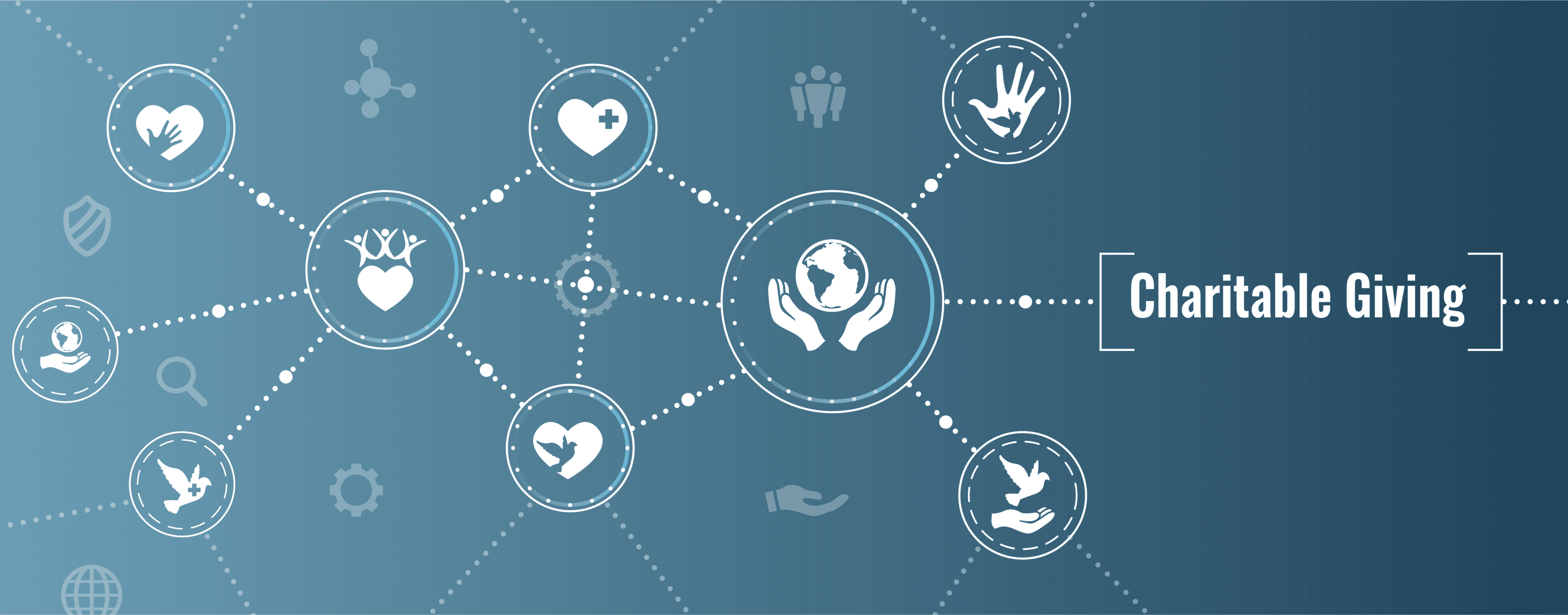 Hero image depicting charitable giving 