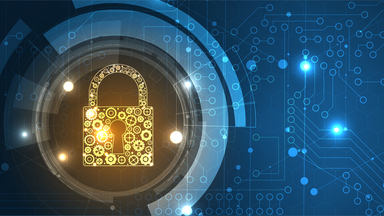 Lock on a safe representing a crypto wallet passphrase