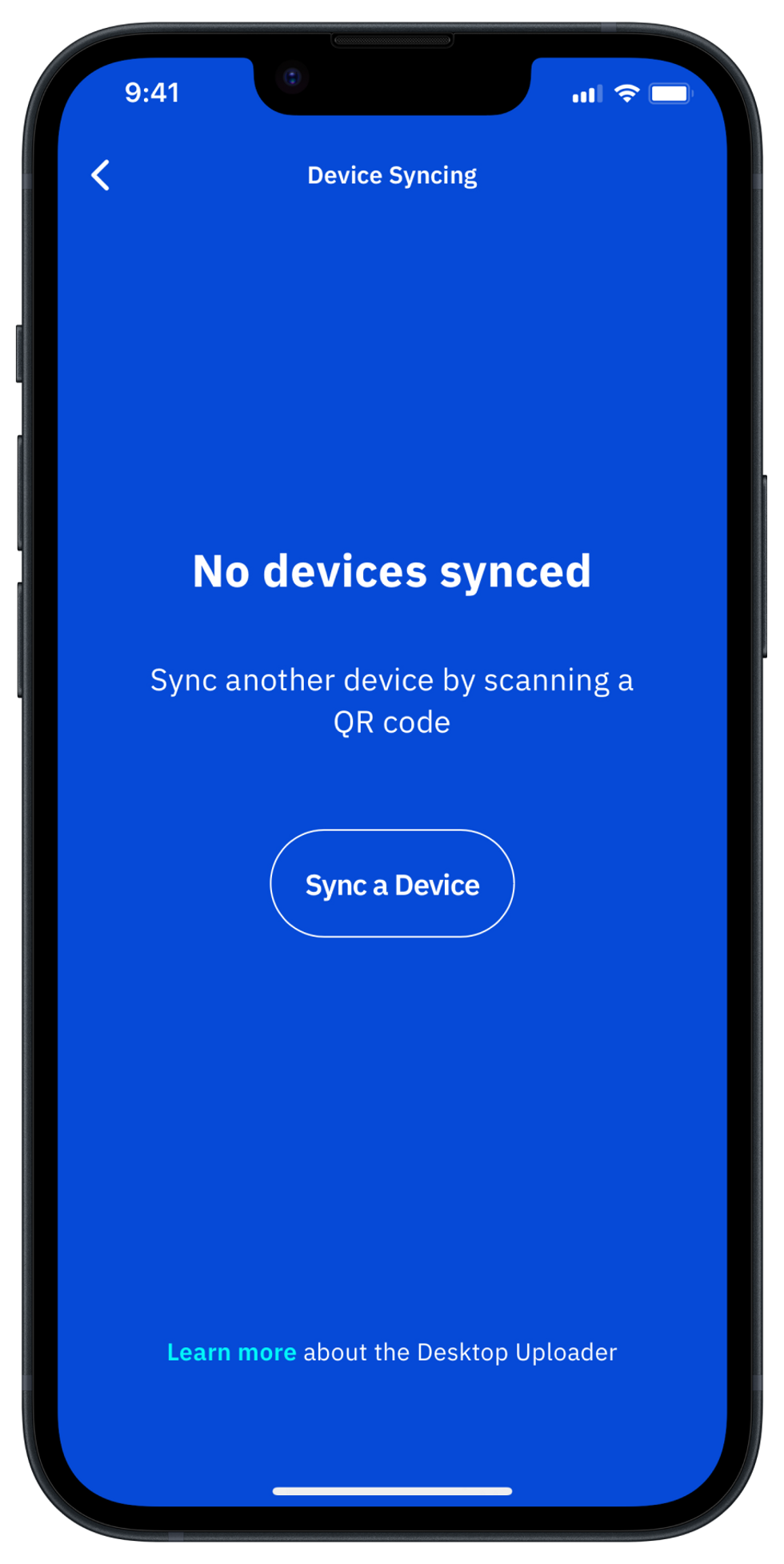 Image showing no devices synched in Guard