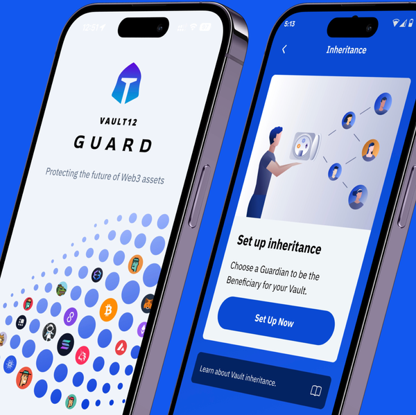 Screenshot of Vault12 Guard Inheritance