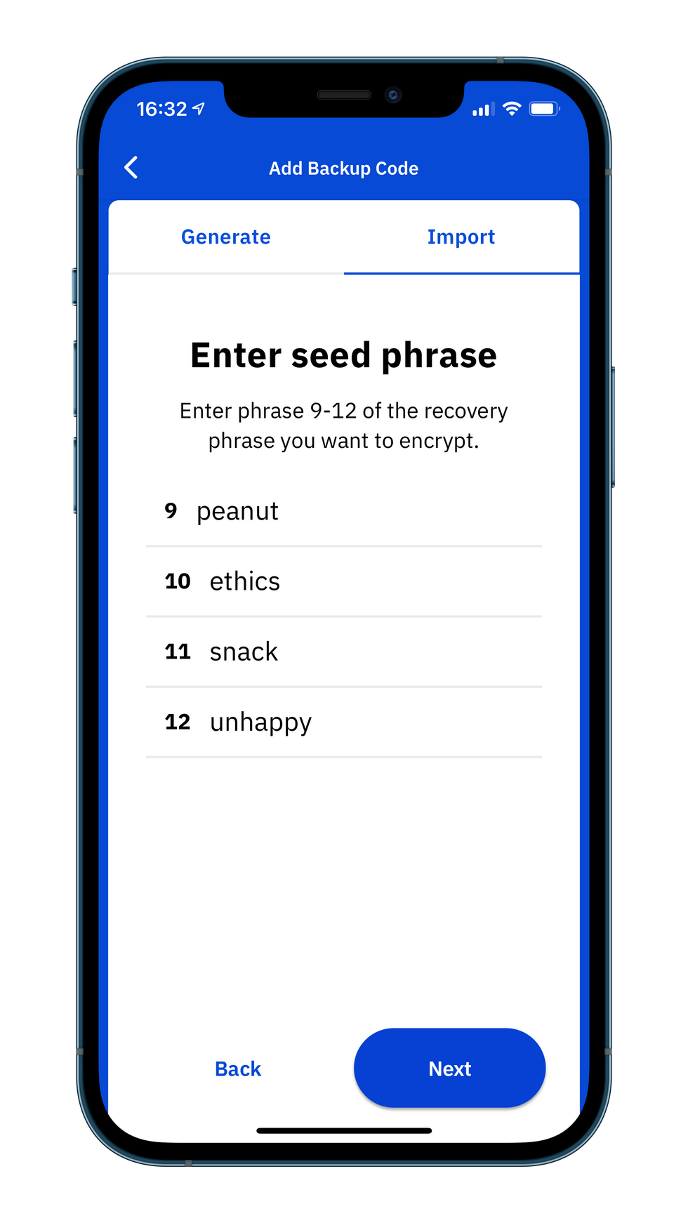 how to find seed phrase on coinbase